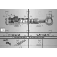 80479 Malo Тормозной шланг