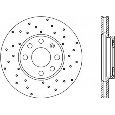 BDRS1807.25 OPEN PARTS Тормозной диск