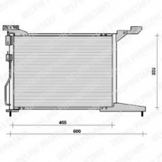 TSP0225093 DELPHI Конденсатор, кондиционер