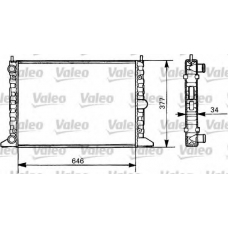 731385 VALEO Радиатор, охлаждение двигателя