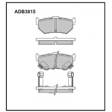 ADB3815 Allied Nippon Тормозные колодки