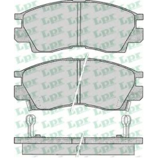 05P042 LPR Комплект тормозных колодок, дисковый тормоз