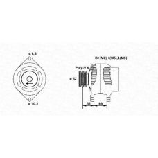 943355055010 MAGNETI MARELLI Генератор