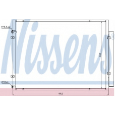940168 NISSENS Конденсатор, кондиционер