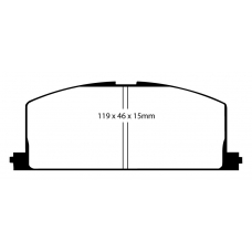 DP2453 EBC Brakes Колодки тормозные