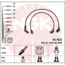 8086 NGK Комплект проводов зажигания