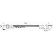 FBH6131 FIRST LINE Тормозной шланг