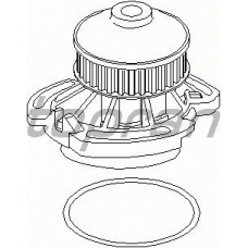 100 569 TOPRAN Водяной насос
