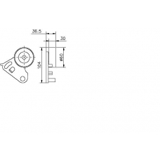 TKR 9045 TIMKEN Натяжной ролик, ремень грм