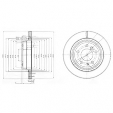 BG3214 DELPHI Тормозной диск