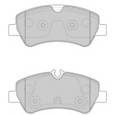 FD7597V NECTO Комплект тормозных колодок, дисковый тормоз