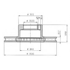 BDC3489 QUINTON HAZELL Тормозной диск