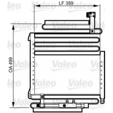 814288 VALEO Конденсатор, кондиционер