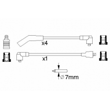 0 986 356 772 BOSCH Комплект проводов зажигания