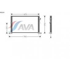 FD5334 AVA Конденсатор, кондиционер