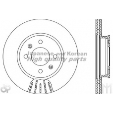 0990-4250 ASHUKI Тормозной диск