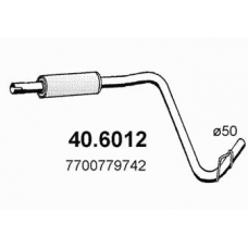 40.6012 ASSO Средний глушитель выхлопных газов