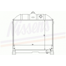 62590 NISSENS Охладитель, охлаждение двигателя