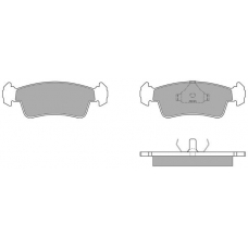 FBP-0959 FREMAX Комплект тормозных колодок, дисковый тормоз