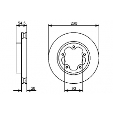 0 986 479 392 BOSCH Тормозной диск