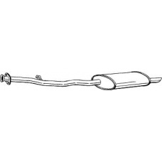 283-285 BOSAL Глушитель выхлопных газов конечный