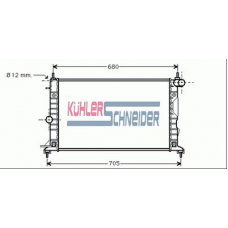 0600271 KUHLER SCHNEIDER Радиатор, охлаждение двигател