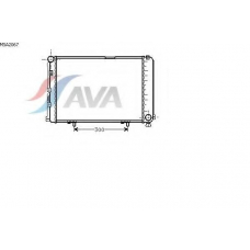 MSA2067 AVA Радиатор, охлаждение двигателя