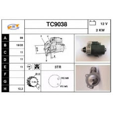 TC9038 SNRA Стартер