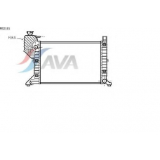 MS2181 GERI Радиатор, охлаждение двигател