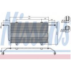 94326 NISSENS Конденсатор, кондиционер