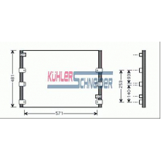 3220191 KUHLER SCHNEIDER Конденсатор, кондиционер