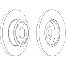 DDF562-1 FERODO Тормозной диск