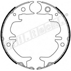 1115.316 fri.tech. Комплект тормозных колодок, стояночная тормозная с