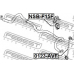 NSB-F15F FEBEST Опора, стабилизатор