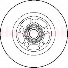 561445B BENDIX Тормозной диск