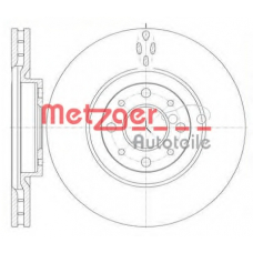 6110463 METZGER Тормозной диск