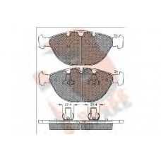 RB1547 R BRAKE Комплект тормозных колодок, дисковый тормоз