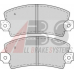 36042/2 ABS Комплект тормозных колодок, дисковый тормоз