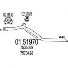 01.51970 MTS Средний глушитель выхлопных газов