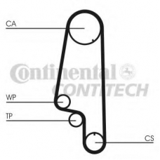 CT845 CONTITECH Ремень ГРМ