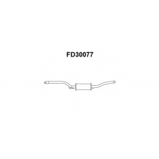 FD30077 VENEPORTE Предглушитель выхлопных газов