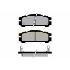 PA823 BRAKE ENGINEERING Комплект тормозных колодок, дисковый тормоз