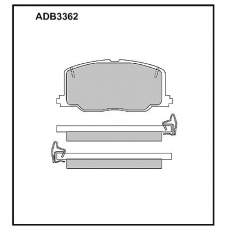 ADB3362 Allied Nippon Тормозные колодки