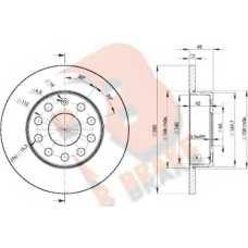 78RBD25310 R BRAKE Тормозной диск