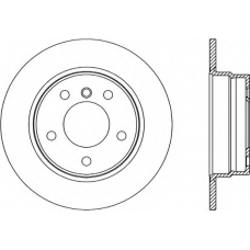 BDA2333.10 OPEN PARTS Тормозной диск