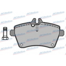 AC0581242D AC Delco Комплект тормозных колодок, дисковый тормоз