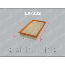 LA-332 LYNX Фильтр воздушный