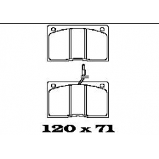 BL1233A2 FTE Комплект тормозных колодок, дисковый тормоз