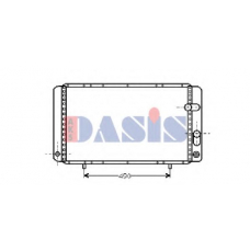 181370N AKS DASIS Радиатор, охлаждение двигателя