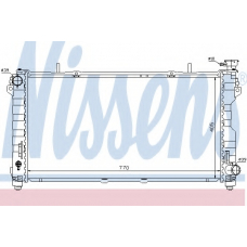 61004 NISSENS Радиатор, охлаждение двигателя